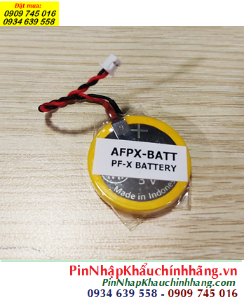 AFPX-BATT; Pin nuôi nguồn PLC AFPX-BATT lithium 3v (Zắc cắm) _Made in Indonesia